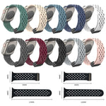 Bracelet de montre en silicone à fermoir magnétique xDfind, compatible avec Apple Watch 42/44/45/46/49 mm et Apple Watch 38/40/41/S10 42 mm.