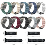 Bracelet de montre en silicone à fermoir magnétique xDfind, compatible avec Apple Watch 42/44/45/46/49 mm et Apple Watch 38/40/41/S10 42 mm.