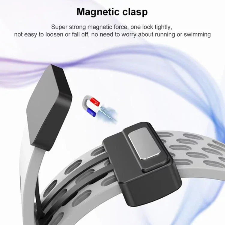 Bracelet de montre en silicone à fermoir magnétique xDfind, compatible avec Apple Watch 42/44/45/46/49 mm et Apple Watch 38/40/41/S10 42 mm.