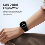 Bracelet de montre en nylon tissé DUX DUCIS série YE, pour Samsung Galaxy Watch8 / Watch8 Classic