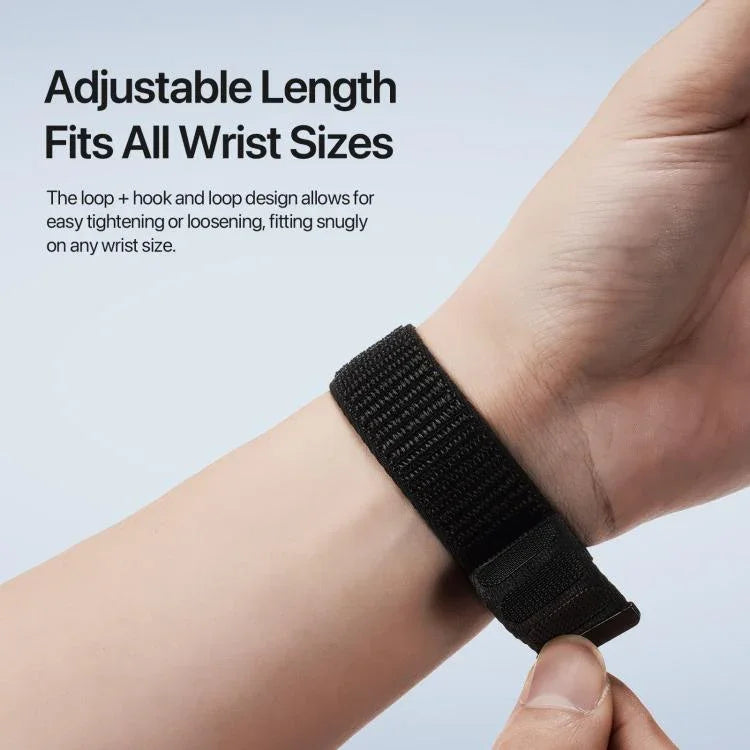 Bracelet de montre en nylon tissé DUX DUCIS série YE, pour Samsung Galaxy Watch8 / Watch8 Classic
