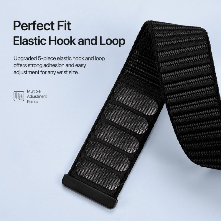 Bracelet de montre en nylon tissé DUX DUCIS série YE, pour Samsung Galaxy Watch8 / Watch8 Classic