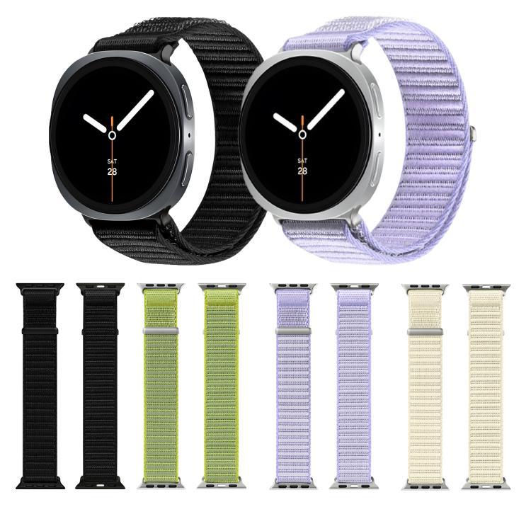Bracelet de montre en nylon tissé DUX DUCIS série YE, pour Samsung Galaxy Watch8 / Watch8 Classic