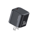 Chargeur rapide mini USAMS CC269 30W GaN USB-C / Type-C, prise US