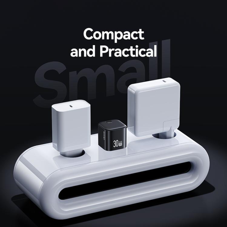 Chargeur rapide mini USAMS CC269 30W GaN USB-C / Type-C, prise US