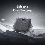 Chargeur rapide mini USAMS CC276 30W GaN USB-C / Type-C, prise UK