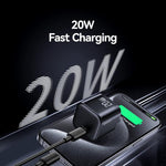 Chargeur rapide mini USAMS CC267 20W GaN USB-C / Type-C, prise US