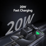 Chargeur rapide mini USAMS CC274 20W GaN USB-C / Type-C, prise UK