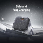 Chargeur rapide mini USAMS CC274 20W GaN USB-C / Type-C, prise UK