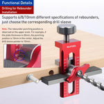 Aide multifonctionnelle RUITOOL pour installation de porte d'armoire avec base, sans foret, avec foret de 10mm, avec forets de 6/8/10mm