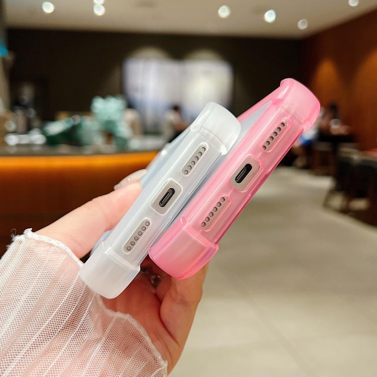 Coque de téléphone 3-en-1 hybride en PC et TPU mat transparent, pour iPhone 17 Pro Max, pour iPhone 17 Pro