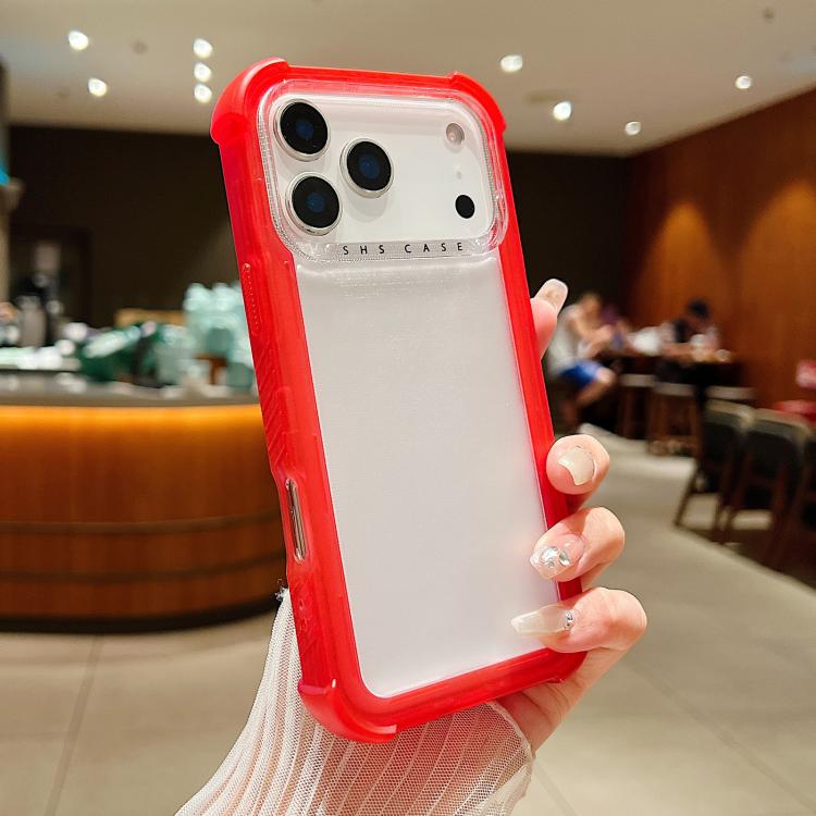 Coque de téléphone 3-en-1 hybride en PC et TPU mat transparent, pour iPhone 17 Pro Max, pour iPhone 17 Pro