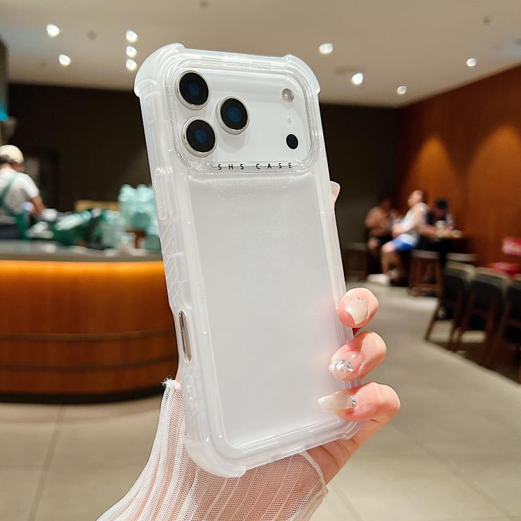 Coque de téléphone 3-en-1 hybride en PC et TPU mat transparent, pour iPhone 17 Pro Max, pour iPhone 17 Pro