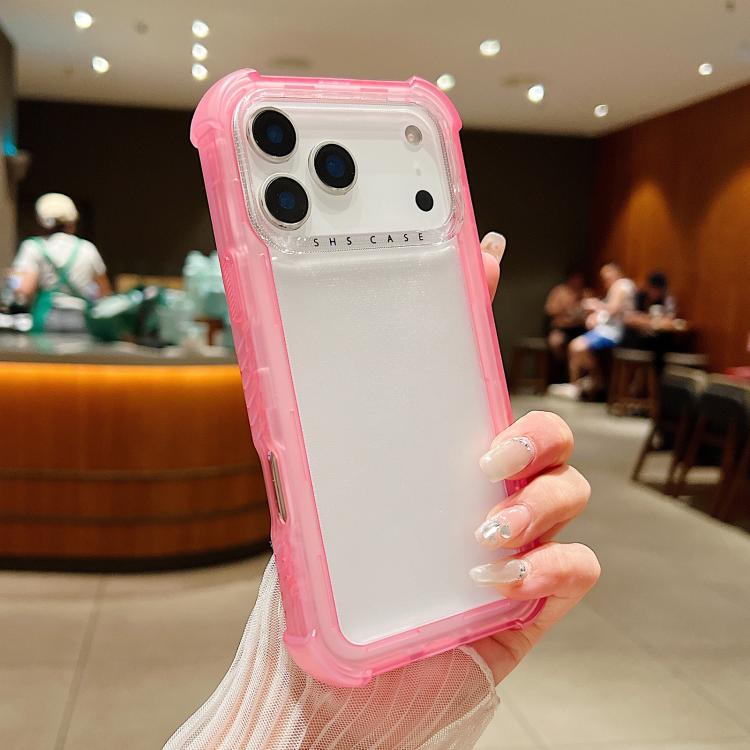 Coque de téléphone 3-en-1 hybride en PC et TPU mat transparent, pour iPhone 17 Pro Max, pour iPhone 17 Pro