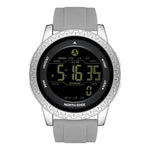NORTH EDGE APOLLO Montre Sport Connectée Homme Étanche Multifonction avec Bracelet en Silicone