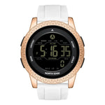 NORTH EDGE APOLLO Montre Sport Connectée Homme Étanche Multifonction avec Bracelet en Silicone