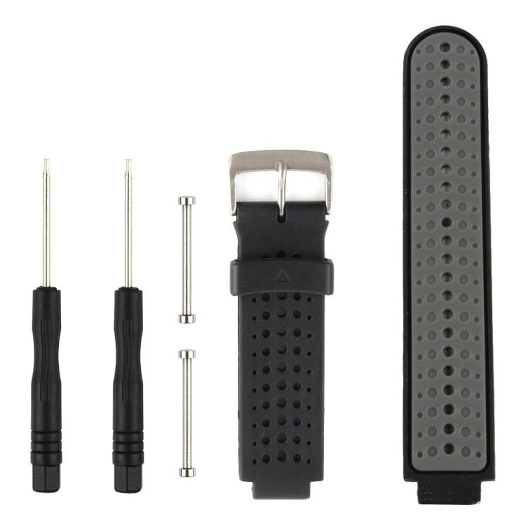 xDfind Two-color Silicone Watch Band with Tool, For Garmin Forerunner 235/220/620/630/230/735