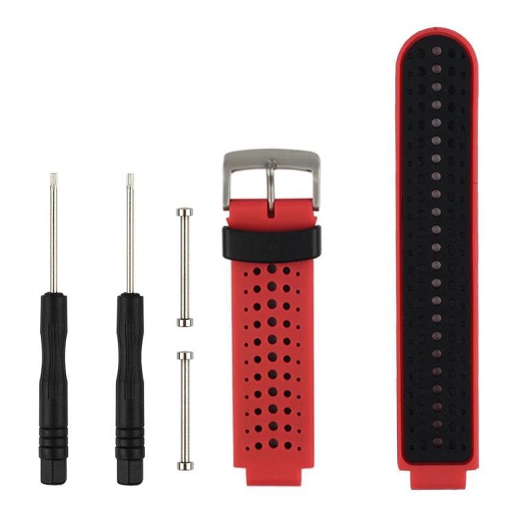 xDfind Two-color Silicone Watch Band with Tool, For Garmin Forerunner 235/220/620/630/230/735