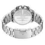 NORTH EDGE LONGWINGS Montre de sport extérieure pour homme avec chargement solaire et bracelet en acier inoxydable