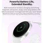 Montre connectée sport HD8 mini 1,29 pouce BT5.4, compatible avec les appels Bluetooth / suivi du sommeil, de l'oxygène sanguin, de la fréquence cardiaque et de la pression artérielle