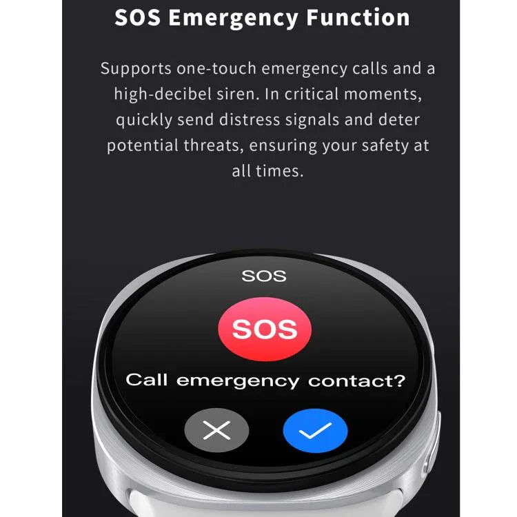 Montre connectée sport HD8 mini 1,29 pouce BT5.4, compatible avec les appels Bluetooth / suivi du sommeil, de l'oxygène sanguin, de la fréquence cardiaque et de la pression artérielle
