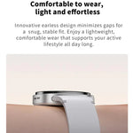 Montre connectée sport HD8 mini 1,29 pouce BT5.4, compatible avec les appels Bluetooth / suivi du sommeil, de l'oxygène sanguin, de la fréquence cardiaque et de la pression artérielle