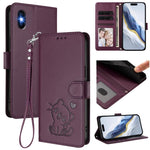 Étui de téléphone en cuir avec motif de cœur en relief et dragonne, Pour iPhone 11 Pro Max, Pour iPhone 11, Pour iPhone 11 Pro, Pour iPhone X / XS