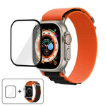 Bracelet de montre en nylon à boucle avec film incurvé 3D, pour Apple Watch Ultra 2/1 49 mm