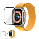 Bracelet de montre en nylon à boucle avec film incurvé 3D, pour Apple Watch Ultra 2/1 49 mm