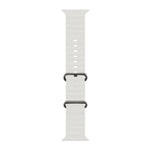 Bracelet de montre en silicone Ocean avec film incurvé 3D, pour Apple Watch Series 40 mm, Apple Watch Ultra 2/1 49 mm et Apple Watch Series 45 mm.