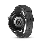 Bracelet de rechange en cuir à texture plate, Pour Samsung Galaxy Watch 3 41mm, Pour Samsung Galaxy Watch 3 45mm