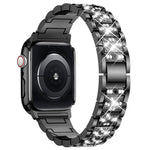 xDfind Diamond Jewelry Metal Watch Band with Case, For Apple Watch Series 10 46mm, For Apple Watch Series 10 42mm, For Apple Watch Series 44mm, For Apple Watch Series 40mm, For Apple Watch Ultra 2 / 1 49mm, For Apple Watch Series 45mm                  ...