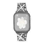 Bracelet de montre en métal orné de diamants xDfind avec étui, compatible avec Apple Watch Series 10 46 mm, 42 mm, 44 mm, 40 mm, Ultra 2/1 49 mm et 45 mm…