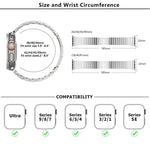 Bracelet de montre Original Buckle en acier inoxydable 316 avec film incurvé 3D, compatible avec Apple Watch Series 10 46 mm, 42 mm, 44 mm, 40 mm, Ultra 2/1 49 mm et 45 mm…