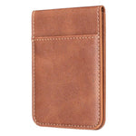 BFK26 Sac de cartes magnétique de couleur unie Autocollant arrière pour téléphone portable