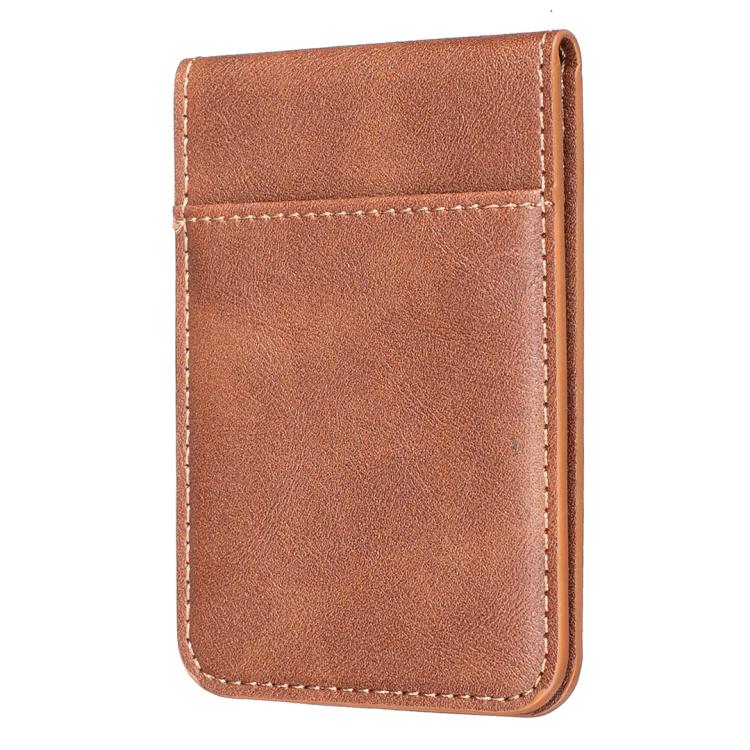 BFK26 Sac de cartes magnétique de couleur unie Autocollant arrière pour téléphone portable