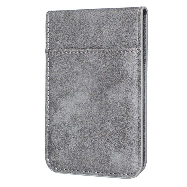 BFK26 Sac de cartes magnétique de couleur unie Autocollant arrière pour téléphone portable
