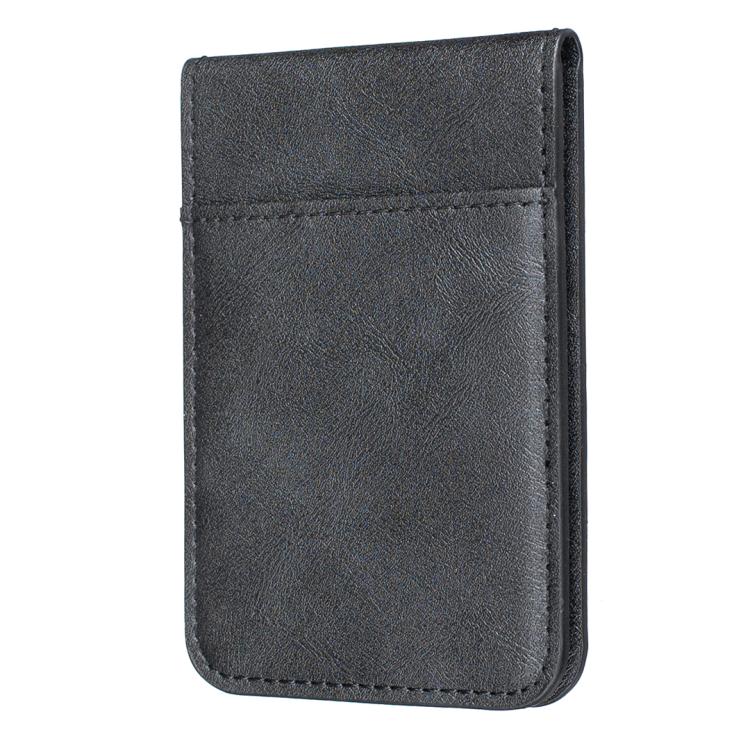 BFK26 Sac de cartes magnétique de couleur unie Autocollant arrière pour téléphone portable