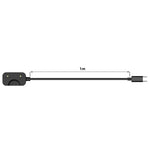 Câble de charge pour montre connectée xDfind USB-C / Type-C avec protection de puce, longueur : 1 m, pour Samsung Galaxy Fit3, interface Type-C