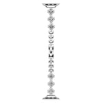 Bracelet de montre xDfind en métal à motif trèfle à quatre feuilles et diamants, compatible avec Apple Watch 42/44/45/46/49 mm et Apple Watch 38/40/41/S10 42 mm.
