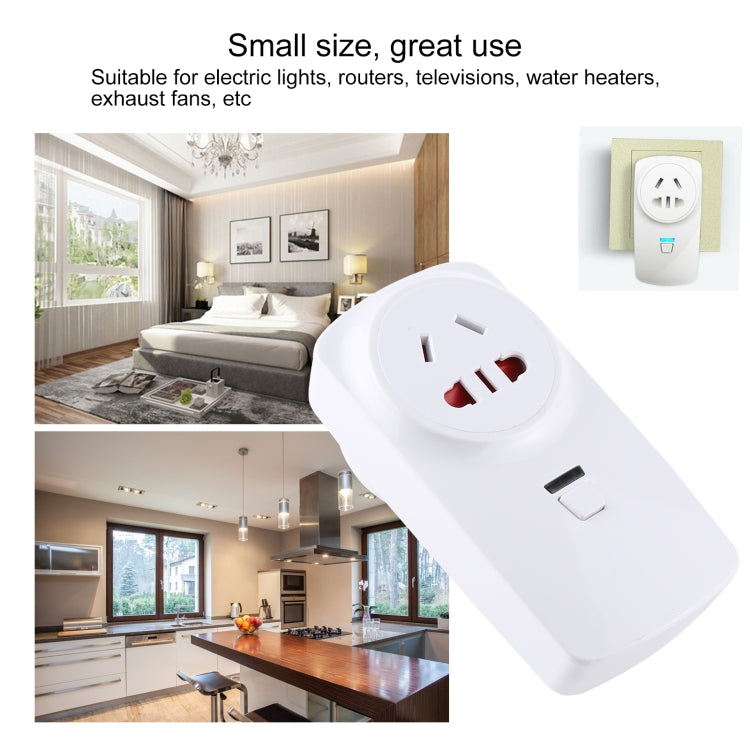 Prise télécommande sans fil intelligente AK-DL220 220V avec télécommande, prise AU, prise EU, prise UK, prise US