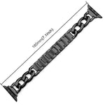 Bracelet de montre xDfind Double Circle en métal, compatible avec Apple Watch 42/44/45/46/49 mm et Apple Watch 38/40/41/S10 42 mm.