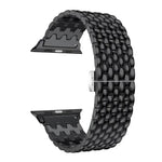 Bracelet de montre en métal texturé dragon xDfind, compatible avec Apple Watch 42/44/45/46/49 mm et Apple Watch 38/40/41/S10 42 mm.