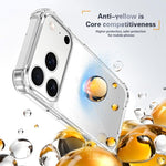 Coque de téléphone antichoc à quatre coins en acrylique + TPU, pour iPhone 17 Pro Max, pour iPhone 17 Pro, pour iPhone 17, pour iPhone Air