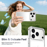 Coque de téléphone antichoc à quatre coins en acrylique + TPU, pour iPhone 17 Pro Max, pour iPhone 17 Pro, pour iPhone 17, pour iPhone Air