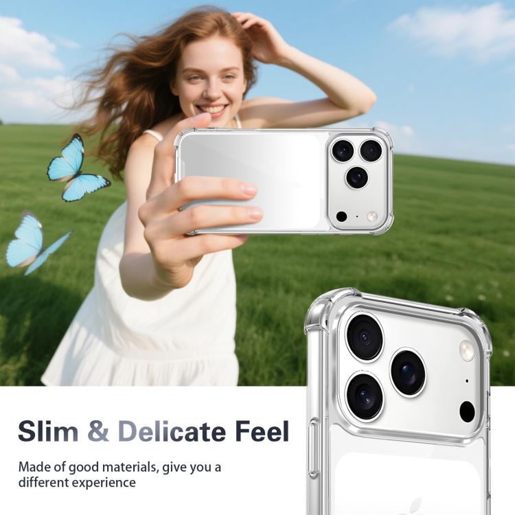 Coque de téléphone antichoc à quatre coins en acrylique + TPU, pour iPhone 17 Pro Max, pour iPhone 17 Pro, pour iPhone 17, pour iPhone Air
