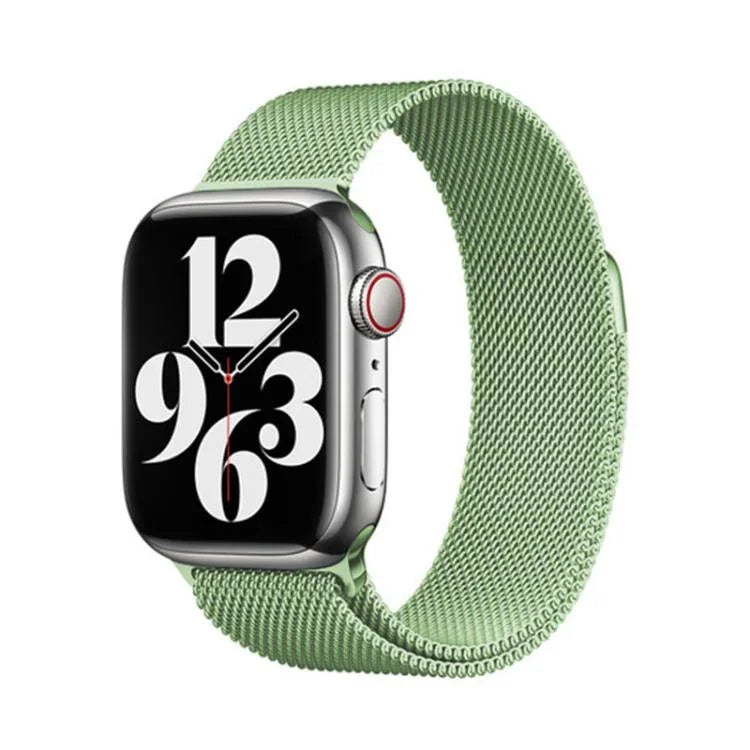 Bracelet de montre milanais en acier inoxydable avec film incurvé 3D, pour Apple Watch Series 10 46 mm, Apple Watch Series 10 42 mm et Apple Watch Series 44 mm.