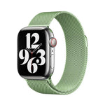 Bracelet de montre milanais en acier inoxydable avec film incurvé 3D, pour Apple Watch Series 41 mm, Apple Watch Series 38 mm et Apple Watch Series 42 mm.