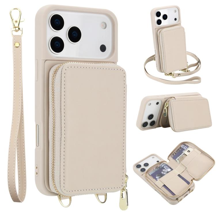 Sacoche zippée pour téléphone avec protection RFID, compatible avec iPhone 17 Pro Max, iPhone 17 Pro, iPhone Air, iPhone 15 Pro Max, iPhone 15 Pro, iPhone 15 Plus / 14 Plus