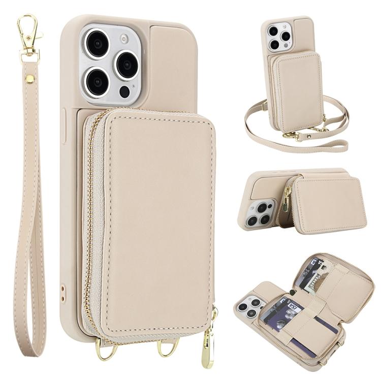 Étui de téléphone avec pochette à fermeture éclair et protection RFID pour cartes, pour iPhone 15, pour iPhone 14 / 13, pour iPhone 14 Pro, pour iPhone 14 Pro Max, pour iPhone 13 Pro Max, pour iPhone 13 Pro